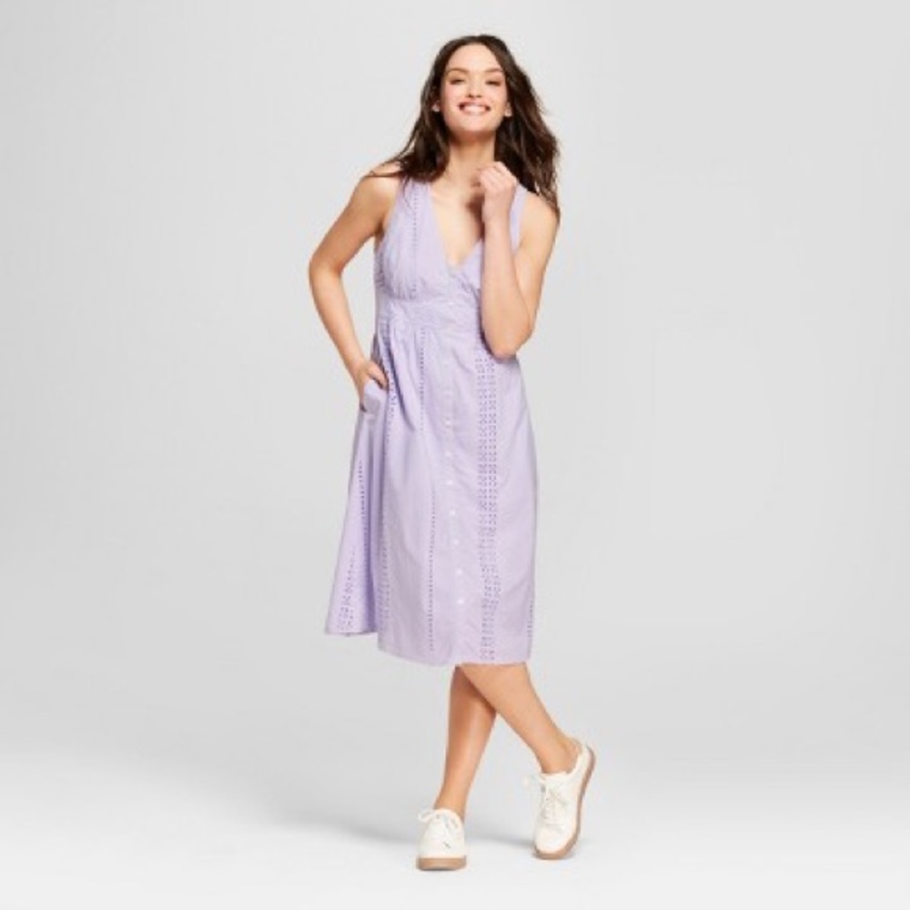 Lavender Universal Thread eyelet dress